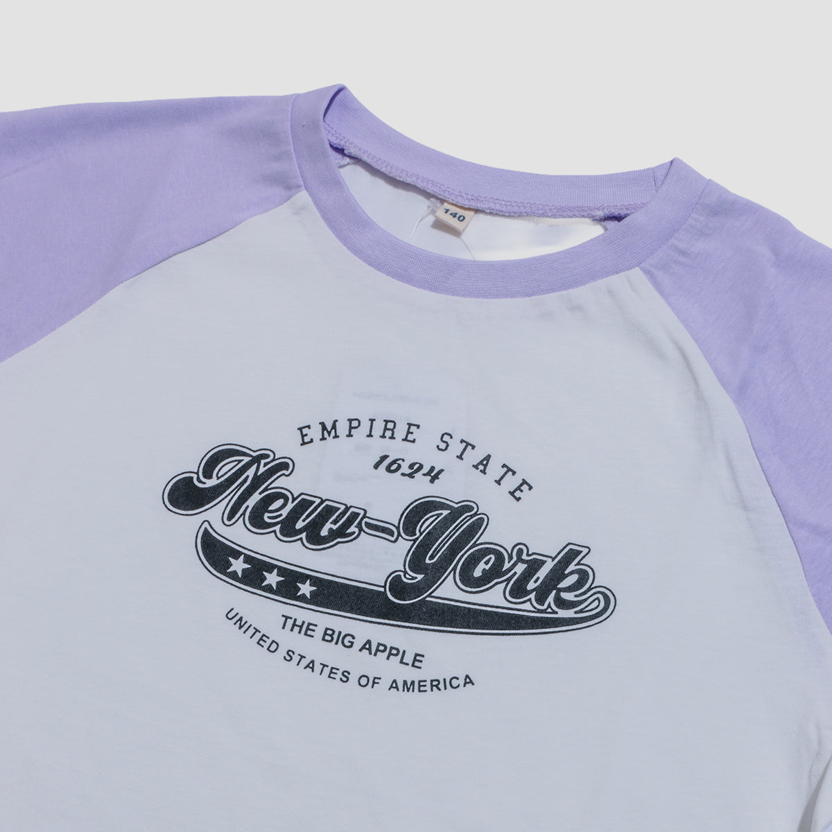 半袖ラグラン プリントTシャツ