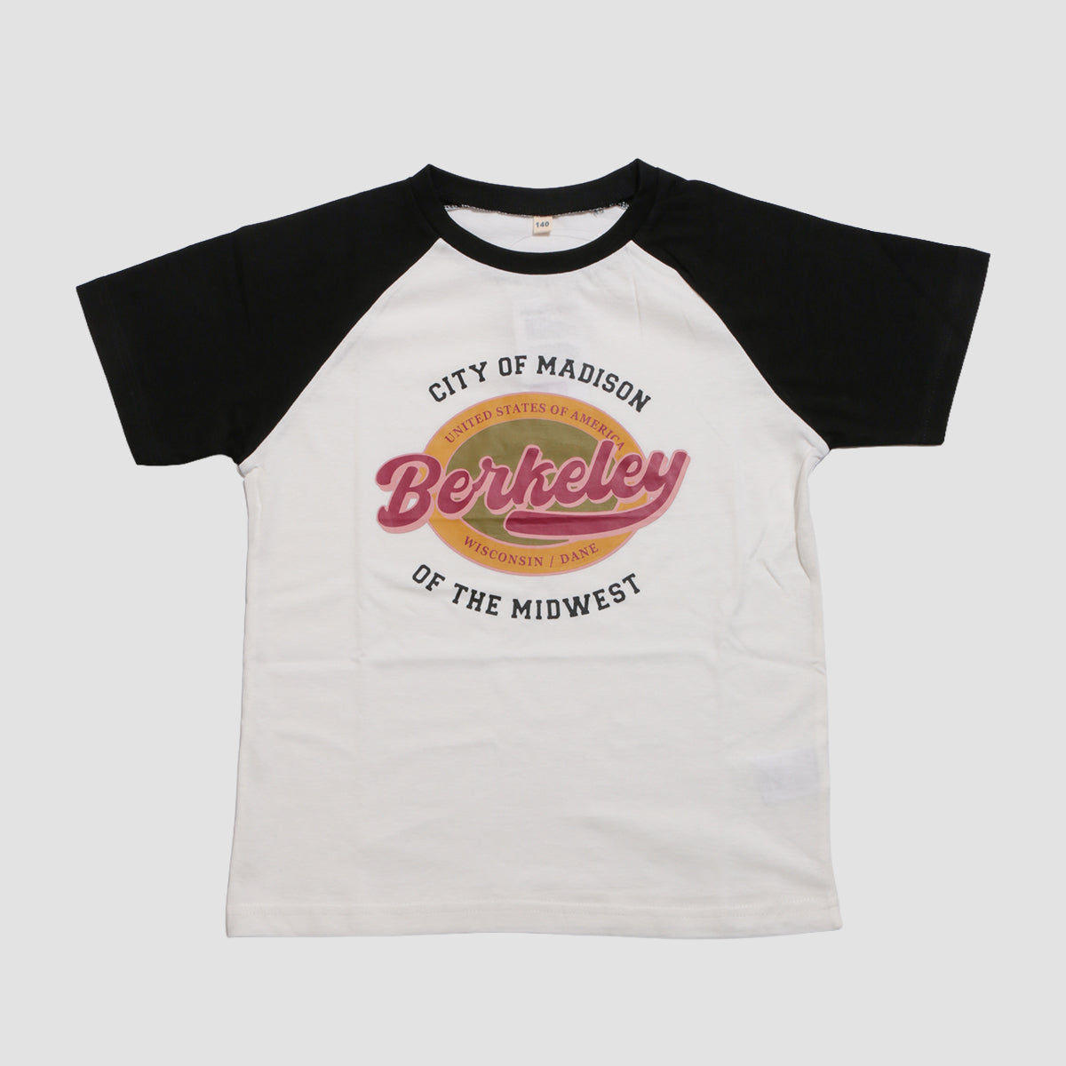 半袖ラグラン プリントTシャツ