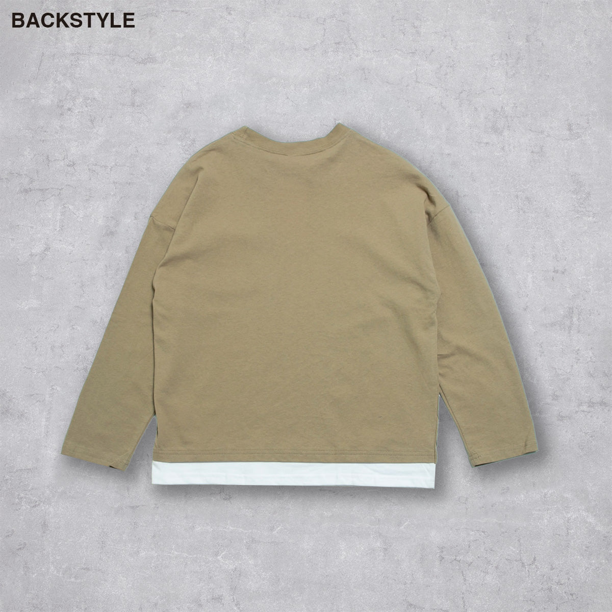 胸ポケット 裾フェイクレイヤード Ｔシャツ