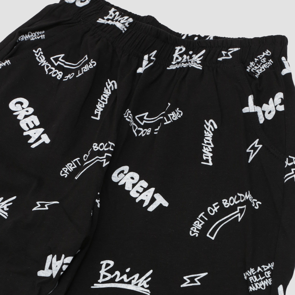 Tシャツ 総柄ハーフパンツ 上下セット