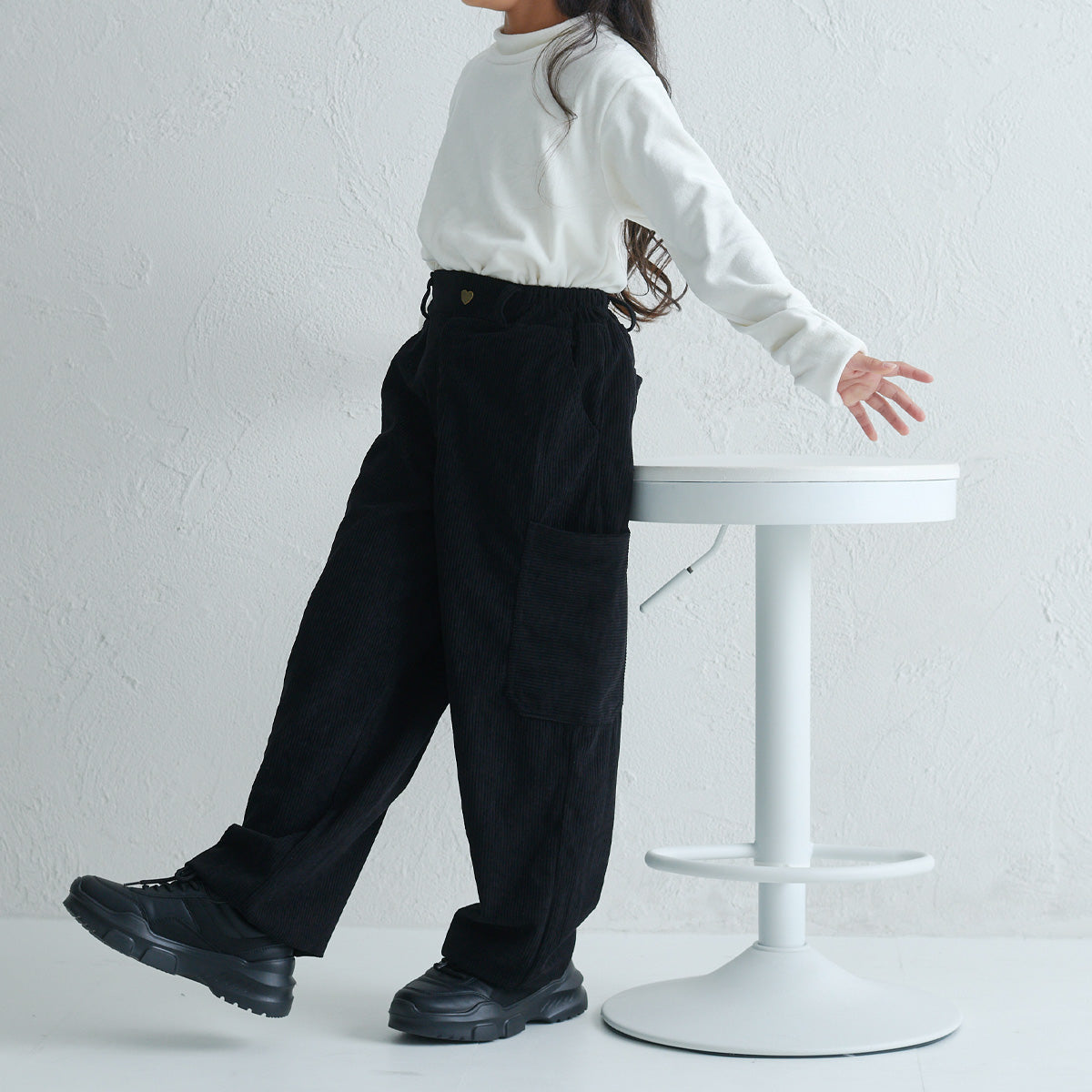 コーデュロイ ワイドジョガーパンツ