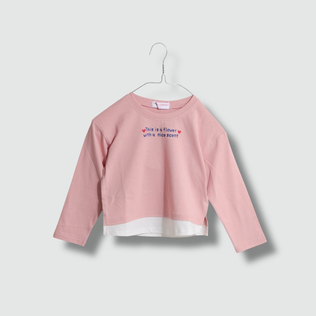 バックハートロゴ フェイクレイヤードロンT