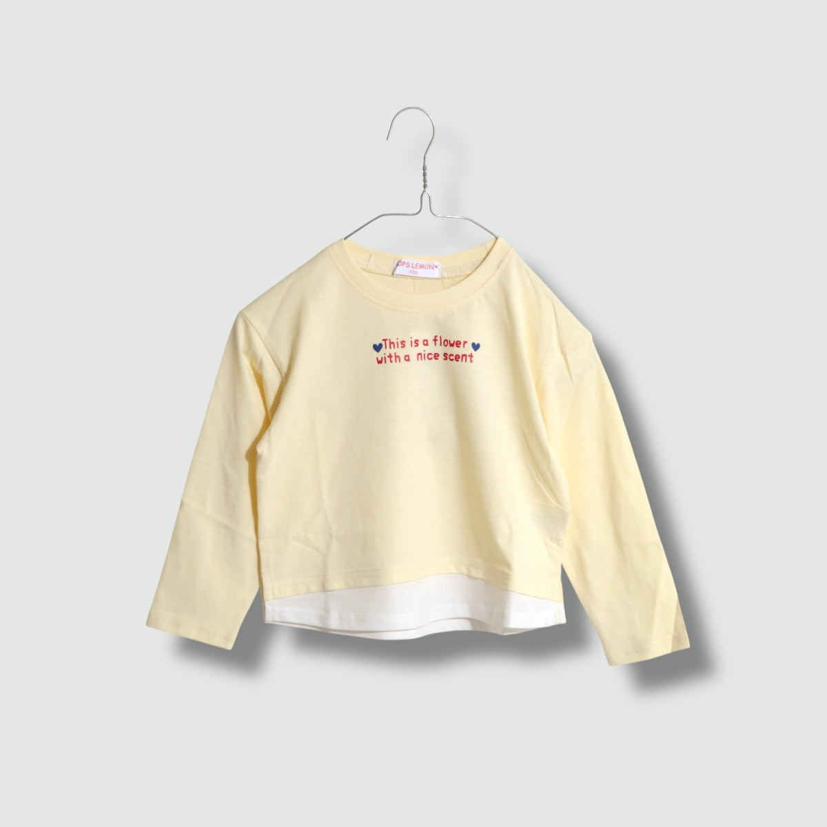 バックハートロゴ フェイクレイヤードロンT