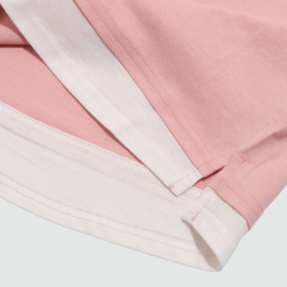 バックハートロゴ フェイクレイヤードロンT