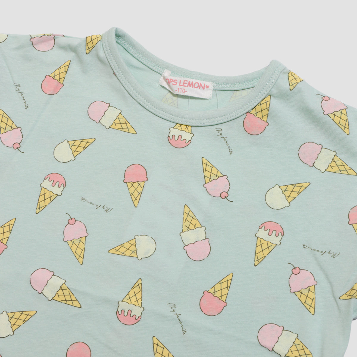 アイスクリーム総柄Tシャツ