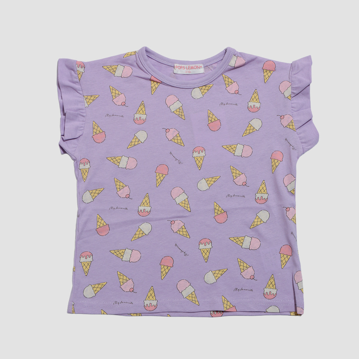アイスクリーム総柄Tシャツ