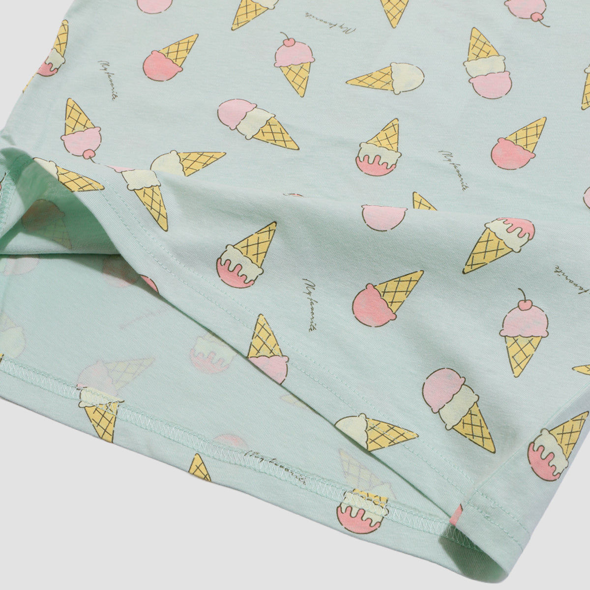 アイスクリーム総柄Tシャツ