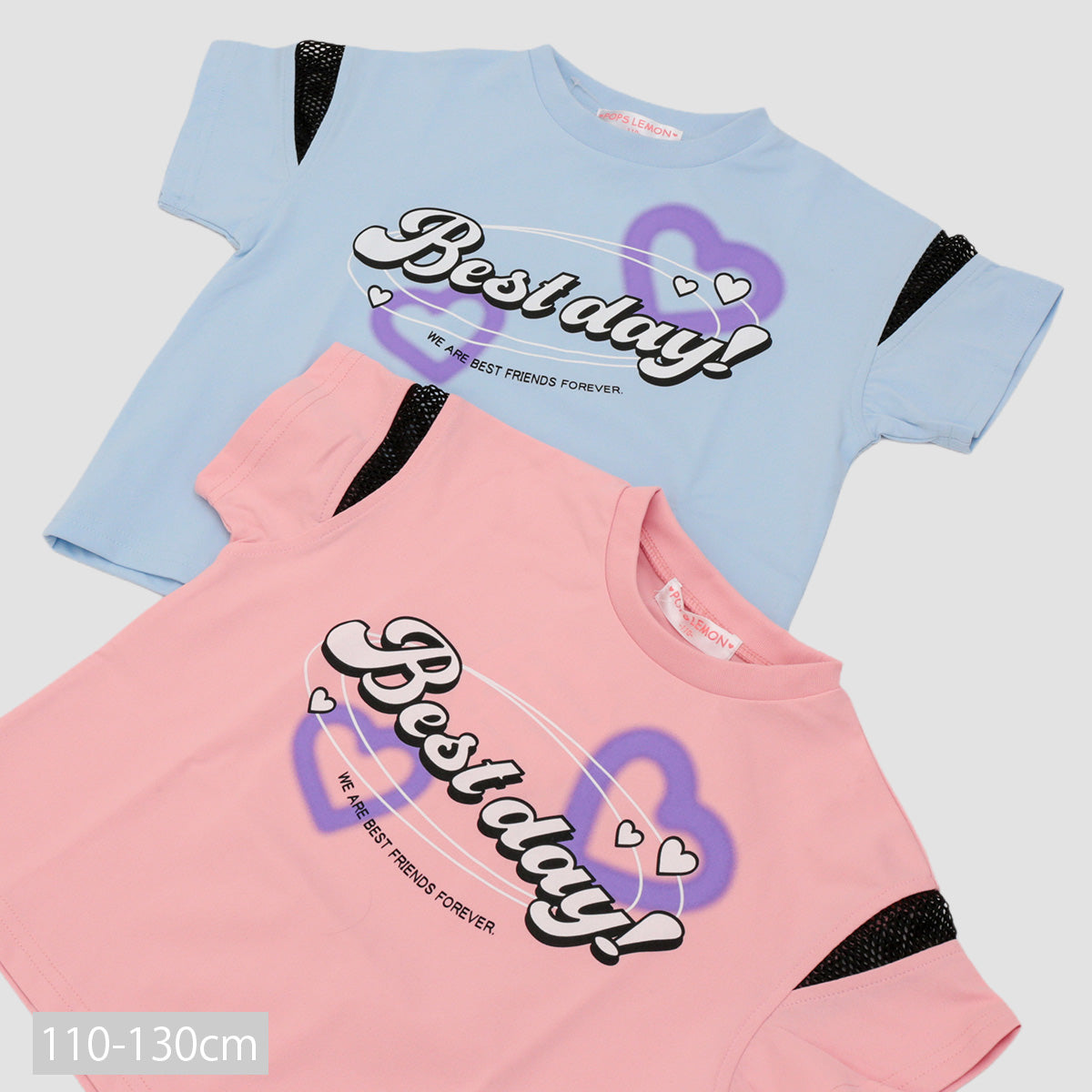 さらさらDRY接触冷感 BIGシルエット 肩メッシュ Ｔシャツ