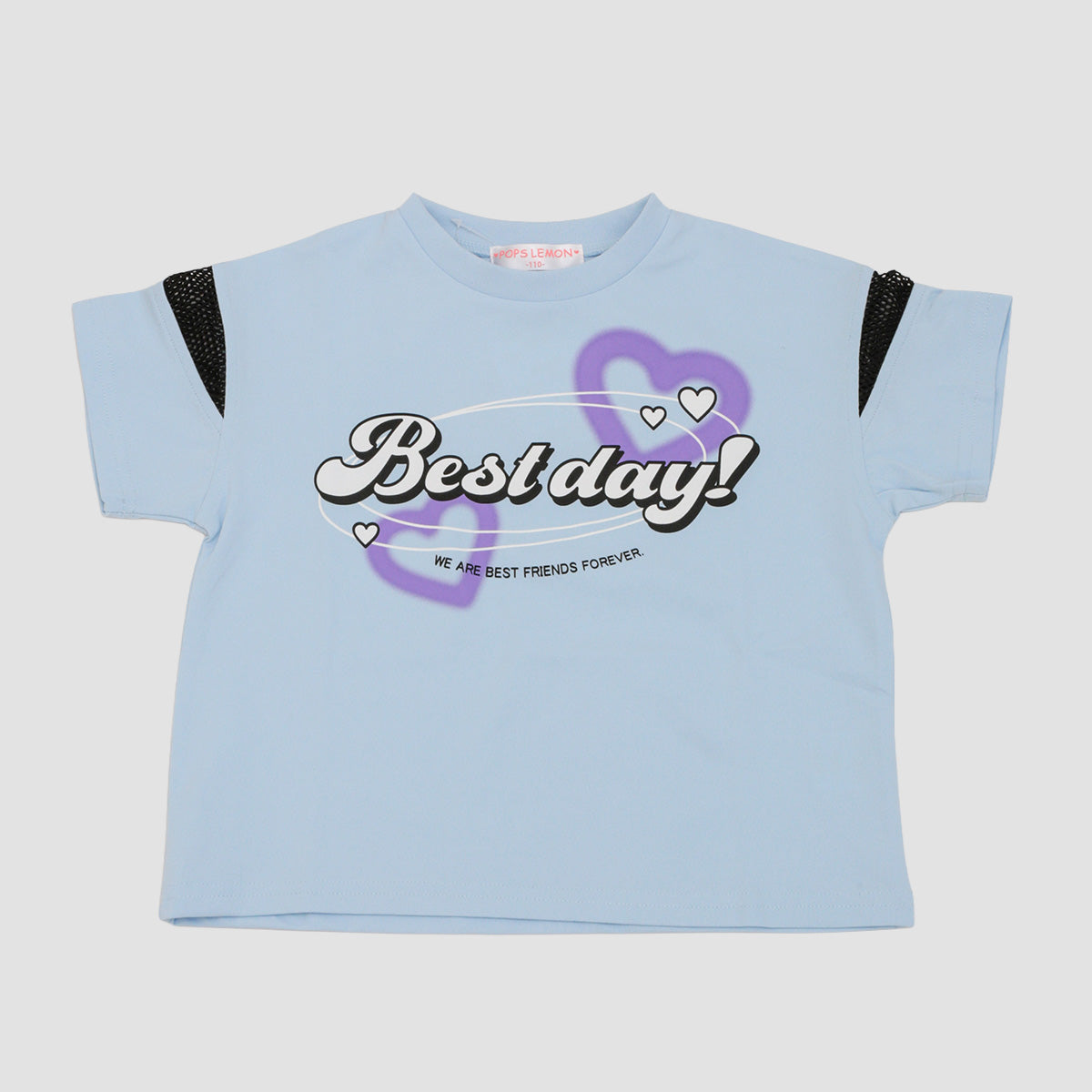 さらさらDRY接触冷感 BIGシルエット 肩メッシュ Ｔシャツ