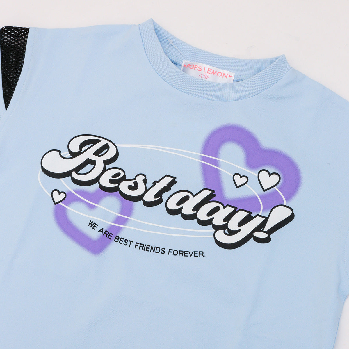 さらさらDRY接触冷感 BIGシルエット 肩メッシュ Ｔシャツ