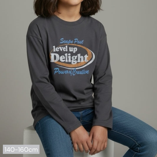 ヴィンテージ風ロゴ 長袖Ｔシャツ