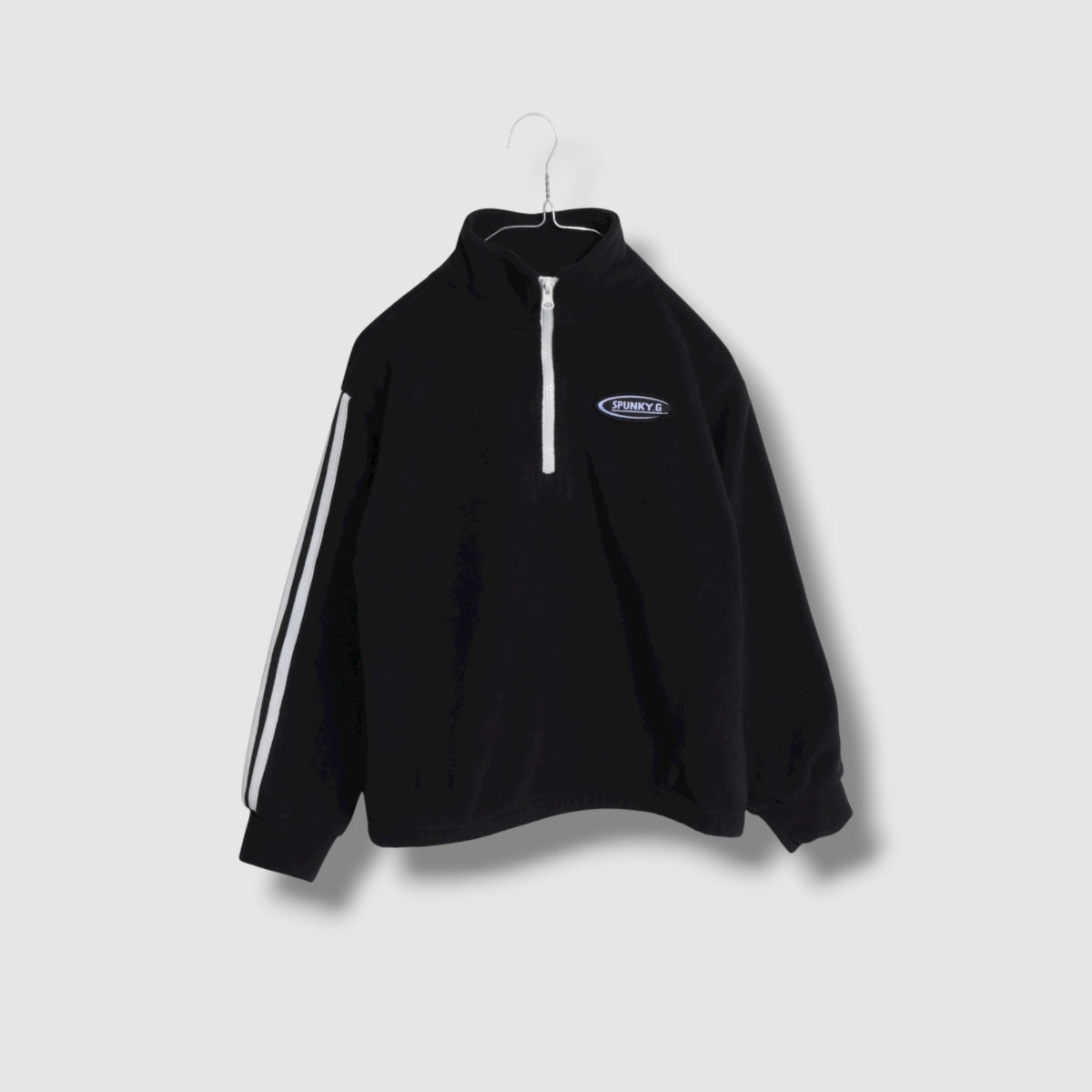 フリース ハーフジップトレーナー