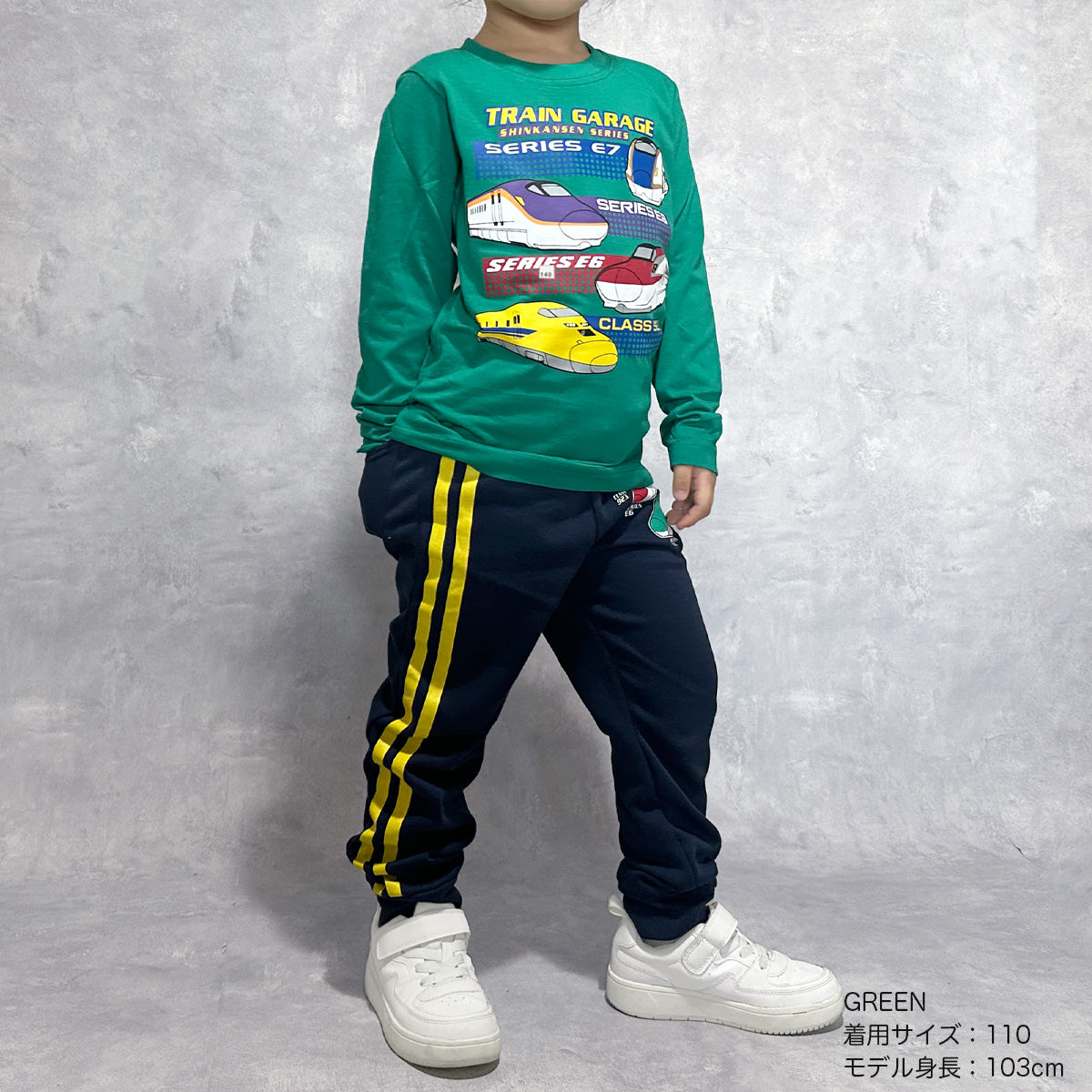 新幹線　長袖Ｔシャツ