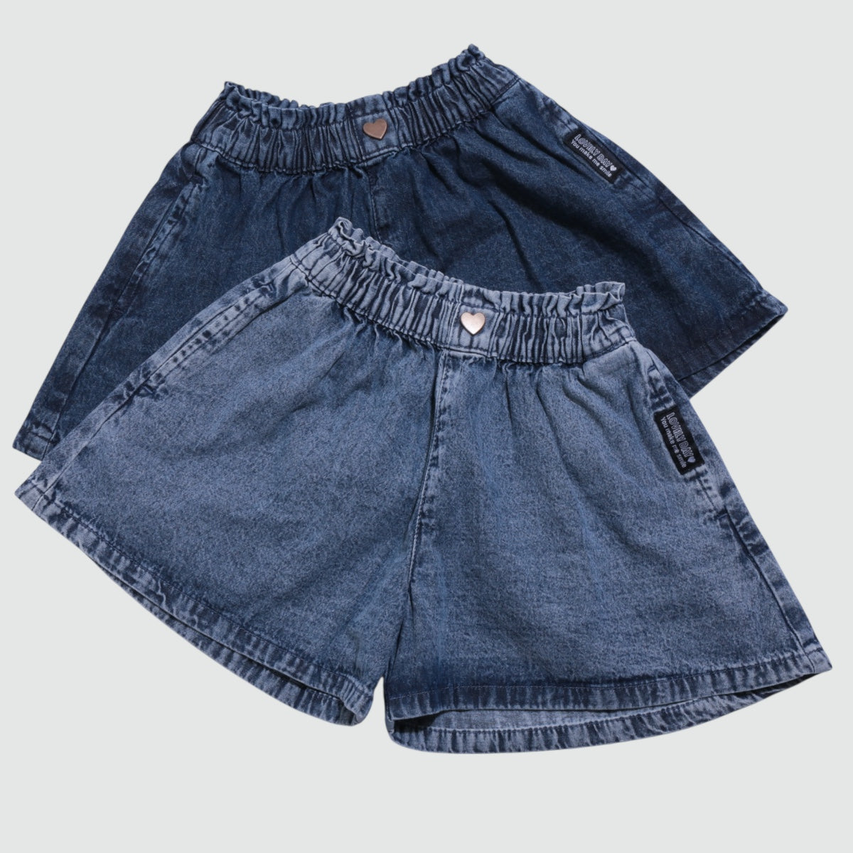 ケミカル加工 デニムキュロット