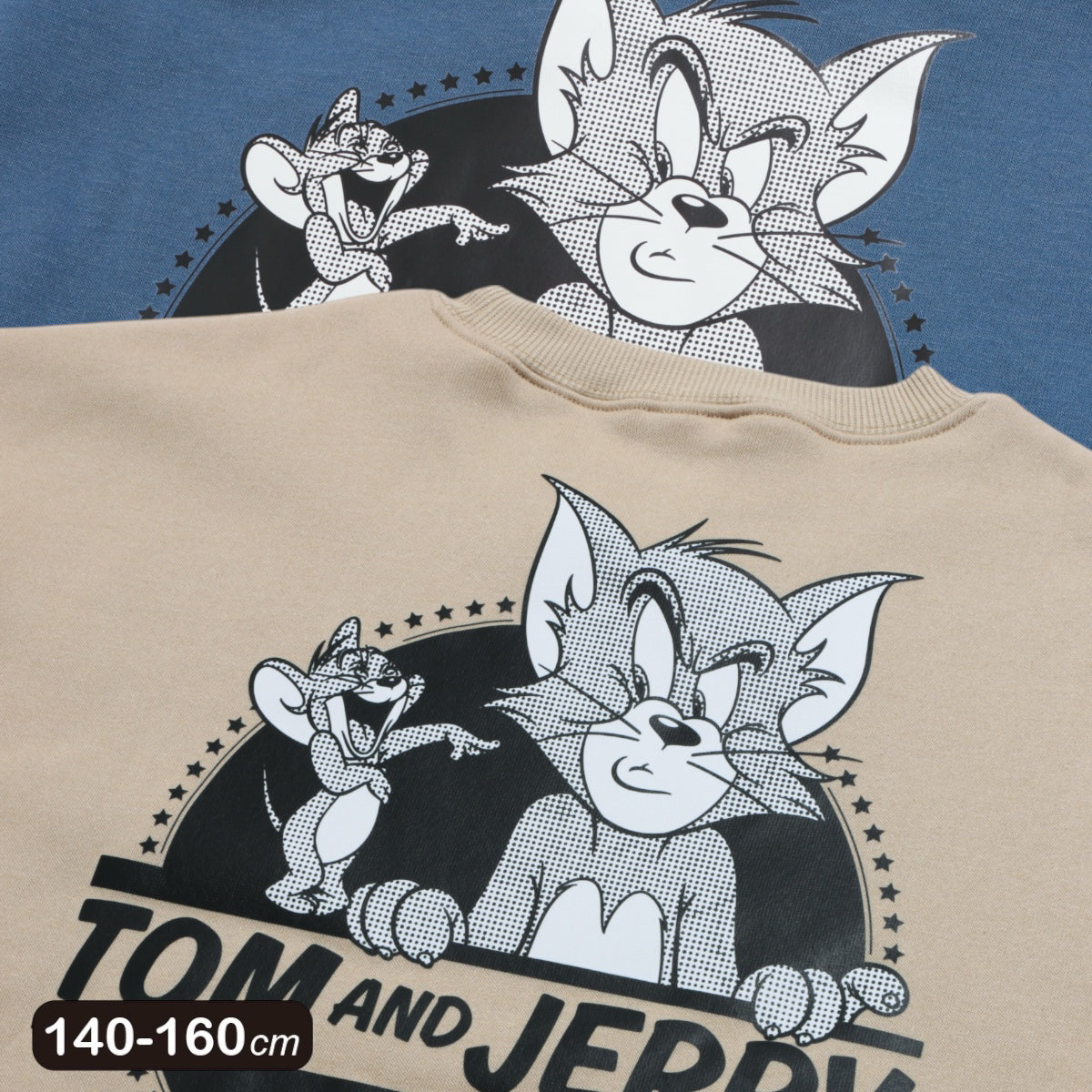TOM＆JERRY 裏起毛トレーナー