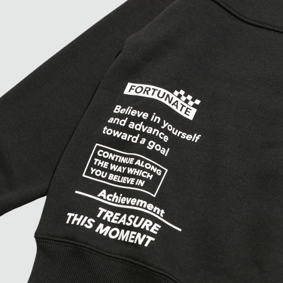 サイドロゴ 裏起毛トレーナー