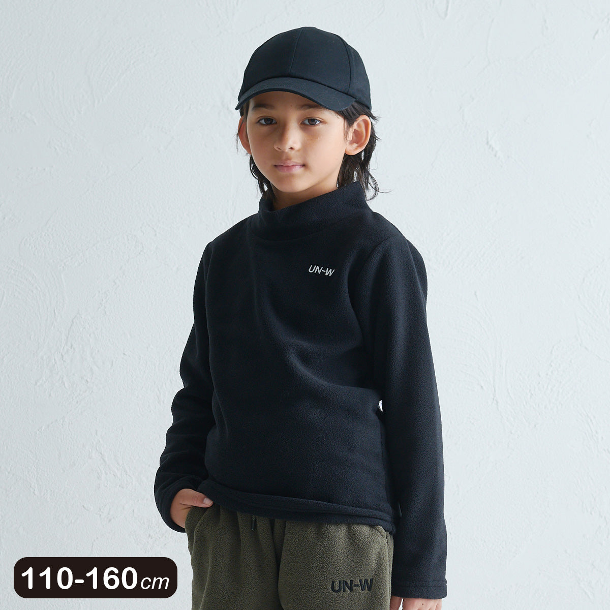 フリース ハイネックTシャツ