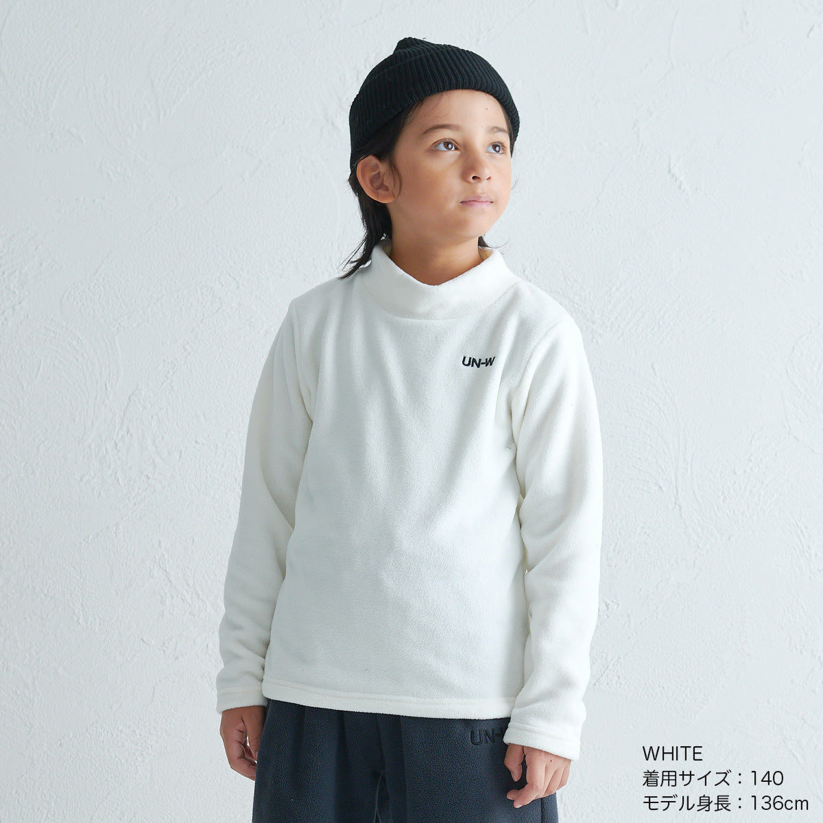 フリース ハイネックTシャツ