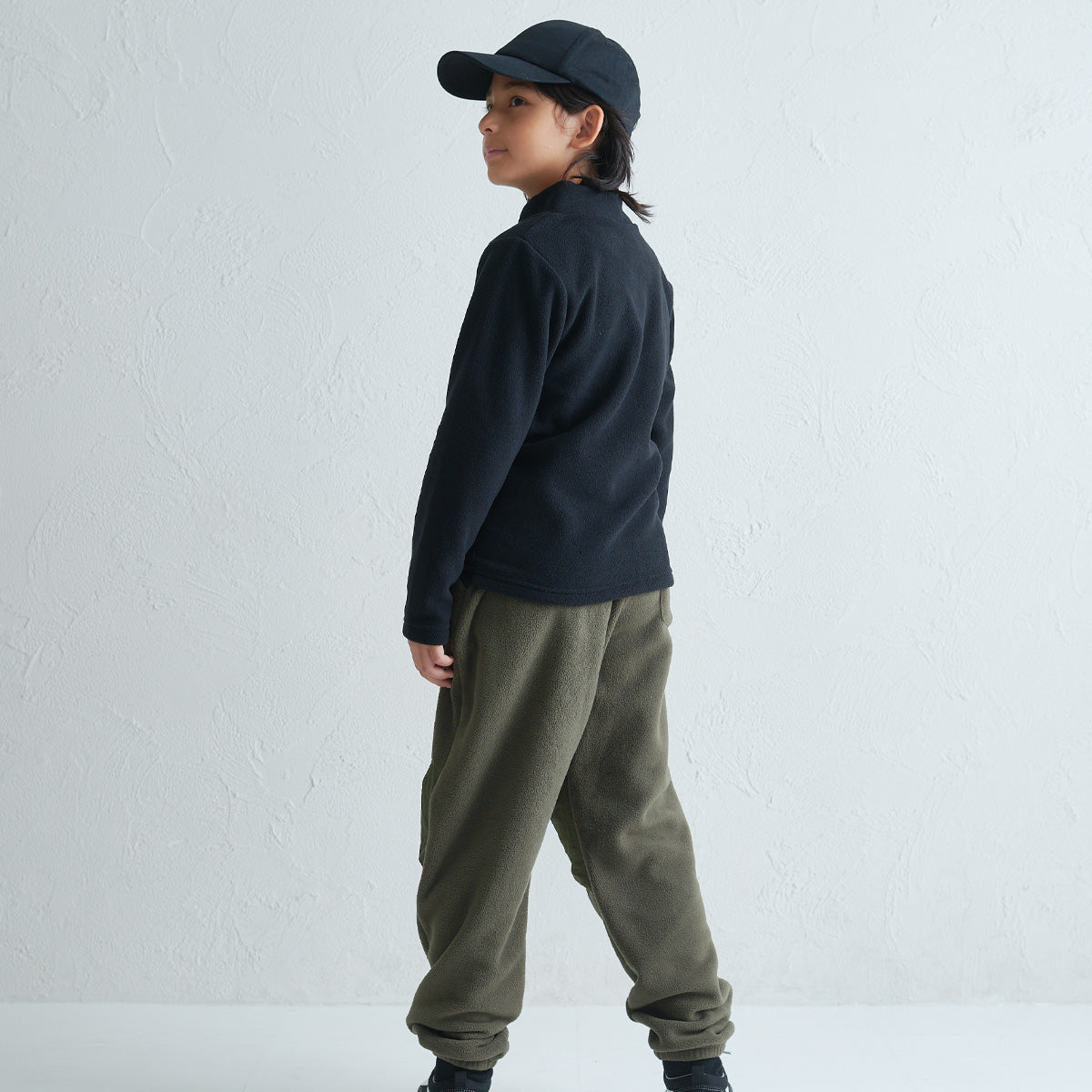 フリース ハイネックTシャツ